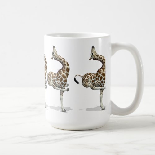 Weird Sportive Giraffe Coffee Mug