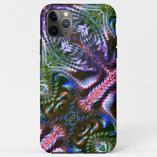 Weird 'stick design' formed from zigzag Case-Mate iPhone case (Back)