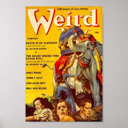 Weird Tales Comic Poster February
