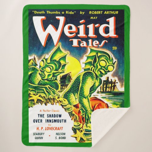 Weird Tales magazine May 1942 cover print Sherpa Blanket