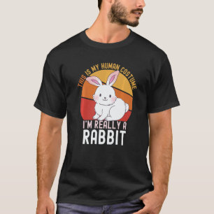 Weird This is My Human Costume I'm Really A Rabbi  T-Shirt