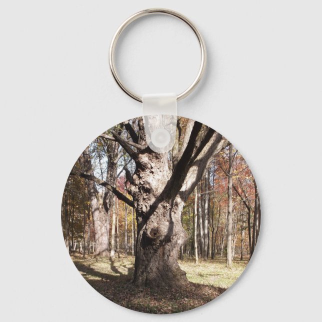 Weird Tree Keychain (Front)