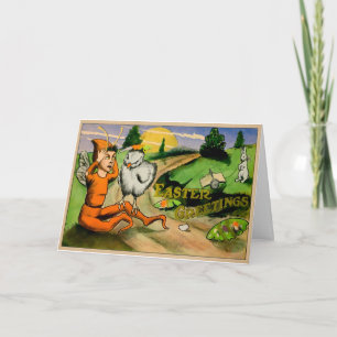 Weird Vintage Easter Card