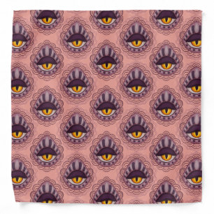 Weird Whimsical Spooky Eye Bandana