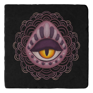 Weird Whimsical Spooky Eye Trivet