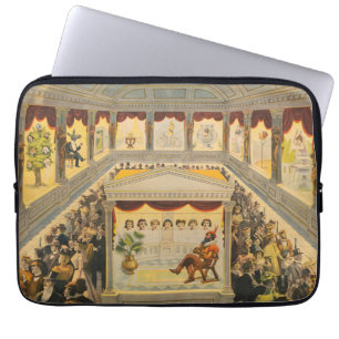 Weird & Wonderful Supernatural Illusions In Hall Laptop Sleeve