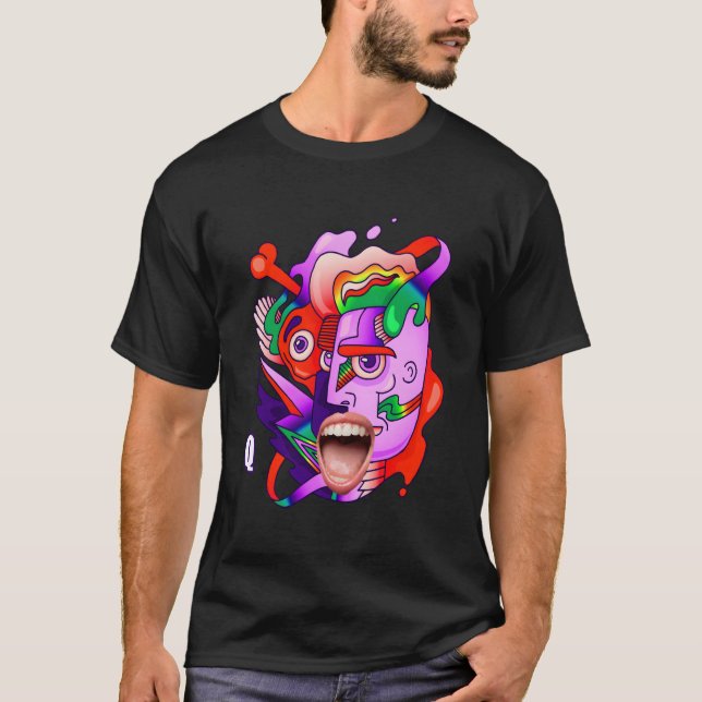 Weirdcore Clothes Aesthetic Kidcore Scene Goth Gru T-Shirt (Front)