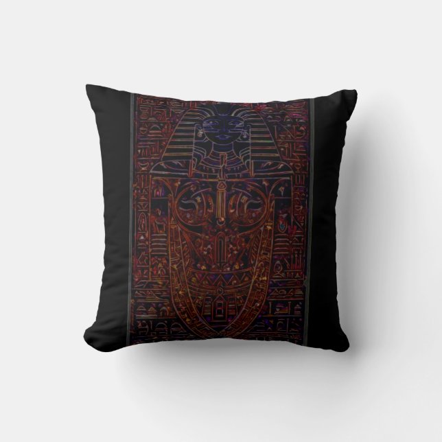 WeirdEgypt 8 Throw Pillow (Front)