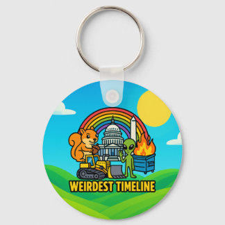 Weirdest Timeline Keychain by Phil Elmore