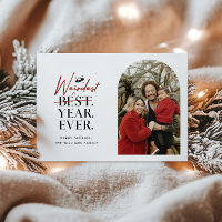 Weirdest Year Ever Photo Holiday Card