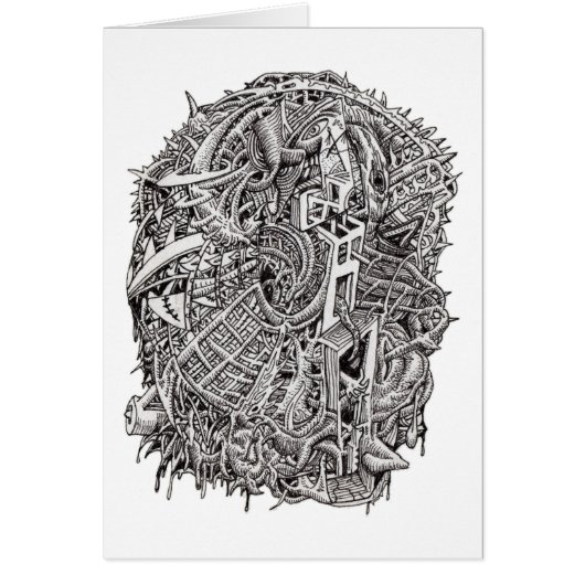 Weirdhead by Brian Benson Cards (Front)
