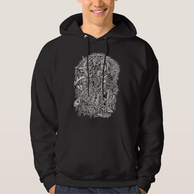 Weirdhead, by Brian Benson Hoodie (Front)