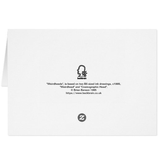 Weirdheads, by Brian Benson (Back Horizontal)