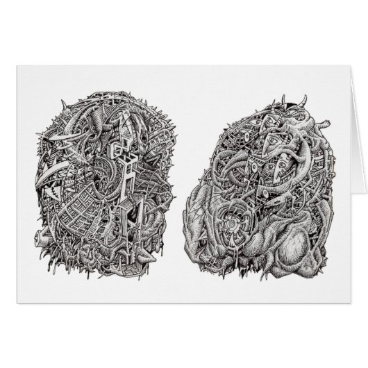 Weirdheads, by Brian Benson Cards (Front Horizontal)