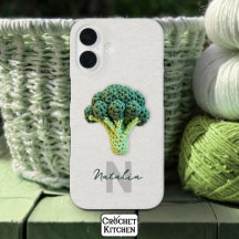 Weirdly Elegant Minimalist Crochet Broccoli Name 