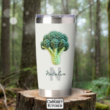 Weirdly Elegant Minimalist Crochet Broccoli Name 