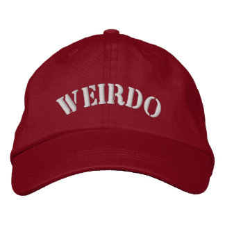 WEIRDO EMBROIDERED BASEBALL CAP