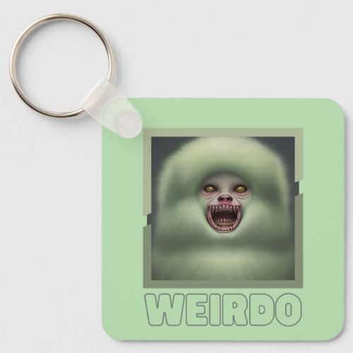 Weirdo Personalised Key Ring