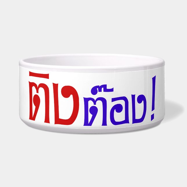 Weirdo! ☆ Ting Tong in Thai Language Script ☆ Bowl (Front)