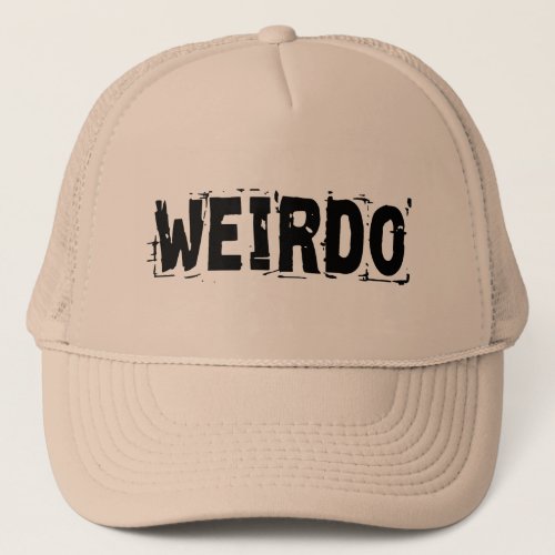 WEIRDO TRUCKER HAT