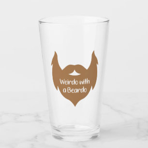 Weirdo with a Beardo Mug, Funny Mug, Beard Glass