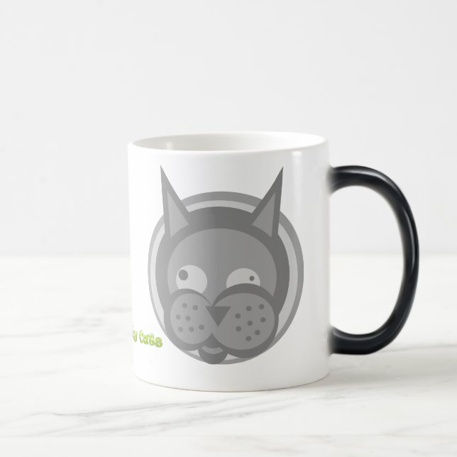 Weirdy Cats Weird Morphing Coffee Mug (Right)