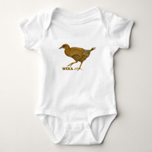 Weka New Zealand Bird Baby Bodysuit