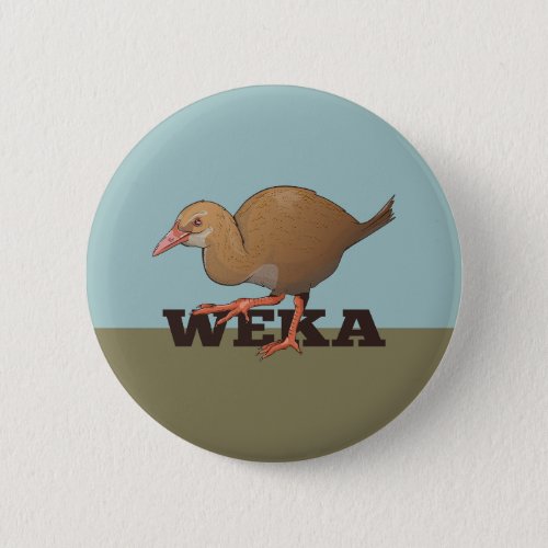 Weka New Zealand Bird Button