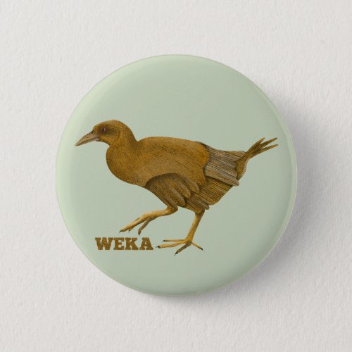 Weka New Zealand Bird Button
