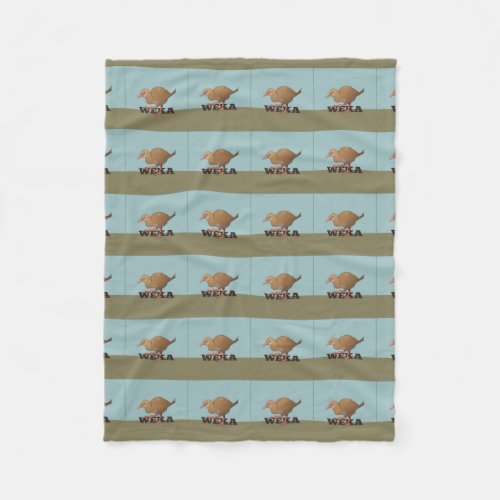 Weka New Zealand Bird Fleece Blanket