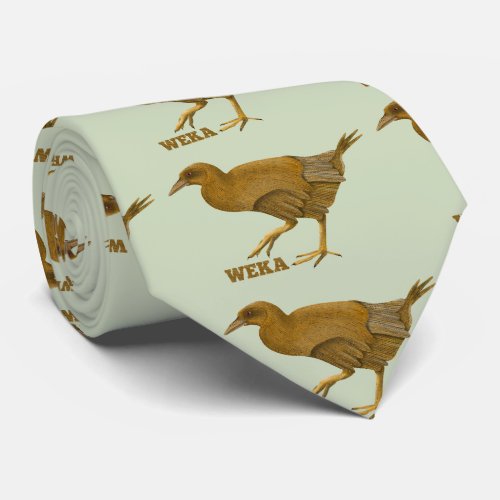 Weka New Zealand Bird Neck Tie