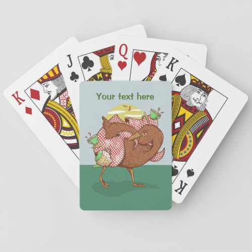 Weka New Zealand Bird Poker Cards