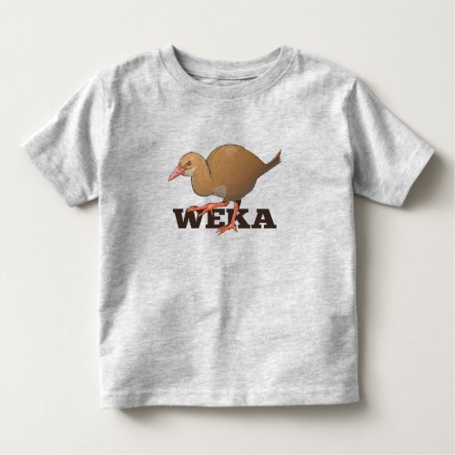Weka New Zealand Bird Toddler T_shirt