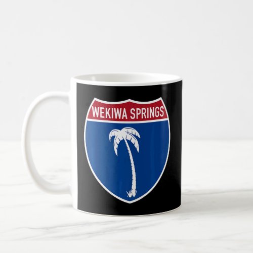 Wekiwa Springs Florida FL Highway Vacation Souveni Coffee Mug