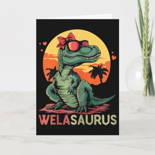 Welasaurus Dino Dinosaur Wela-saurus T-rex Mother' Card