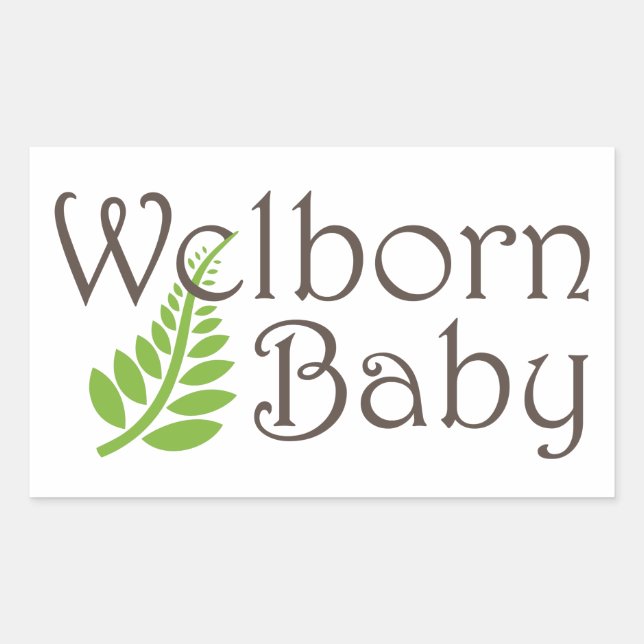 Welborn Baby Sticker (Front)