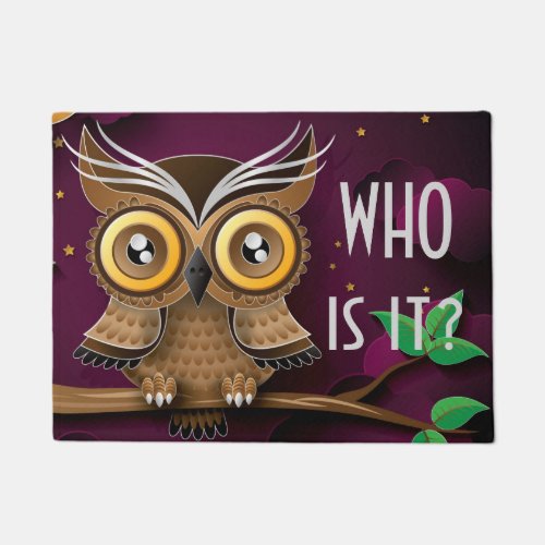 Welcome 18 x 24 Door MatOwl Doormat