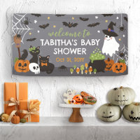 Welcome A Baby Is Brewing Witch Cauldron Halloween