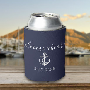 Slim Can Cooler, Ride the Captain, Boat, White Claw Coozie, Boat Koozie,  Skinny Can, Boat Tumbler, Boat Gifts, Gifts for Her, Boat Coozie, 