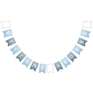 Welcome Aboard Bunting Flag