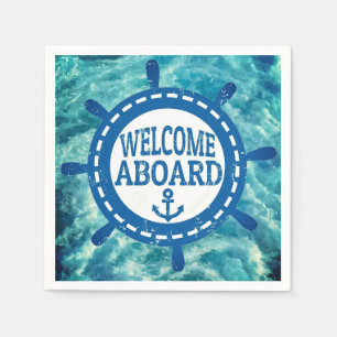 Welcome Aboard Paper Napkins