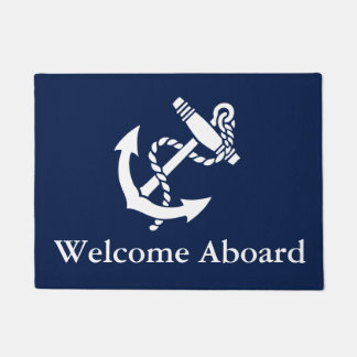 Welcome Aboard Personalize Doormat