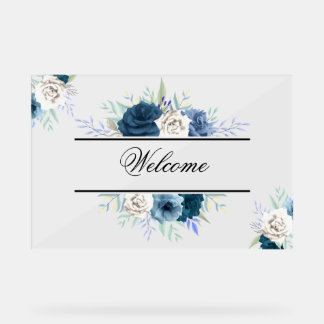 Welcome Acrylic Sign