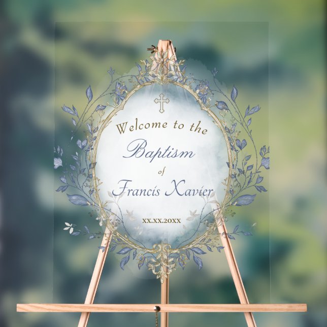 welcome Acrylic Sign (Neutral)
