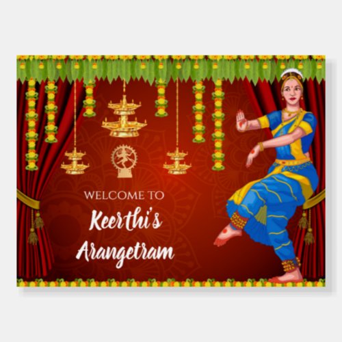 Welcome Arangetram signs  Bharatnatyam signs