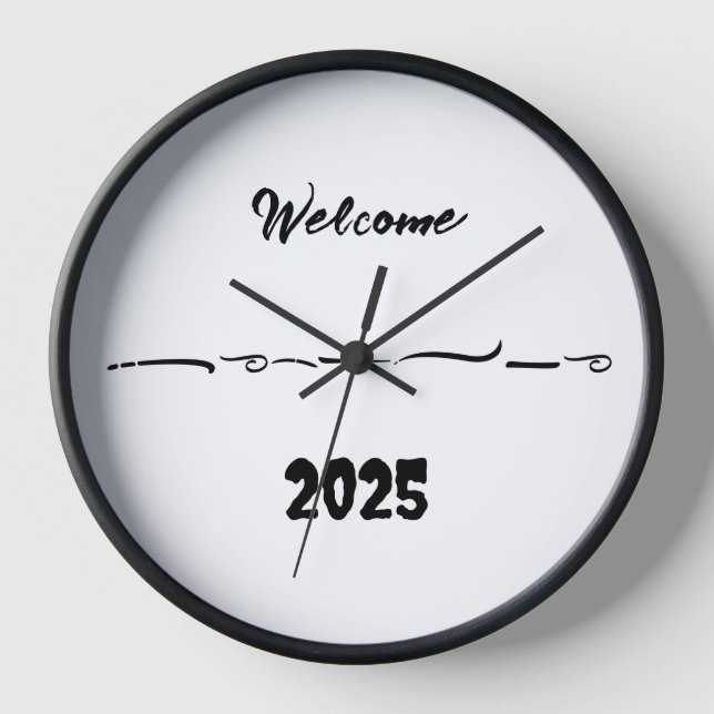 welcome art clock (Front)