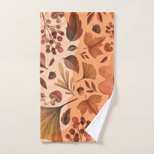 Welcome autumn hand towel  (Hand Towel)