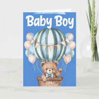Welcome Baby Boy Card