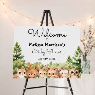 Welcome Baby Boy Shower Foam Board