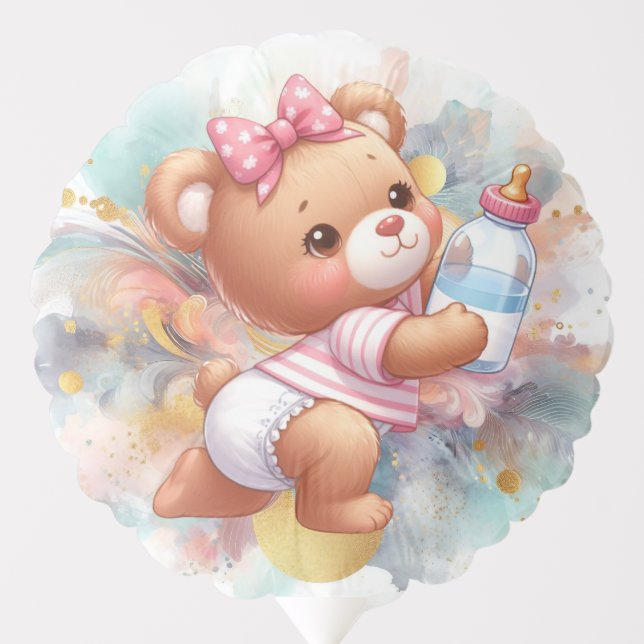 Welcome Baby Girl  Balloon (Front)